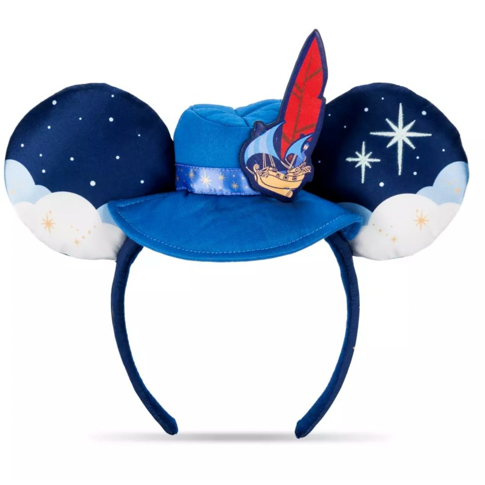 Disney Parks 50th Mickey The Main Attraction: Peter Pan Ear Headband New Tags